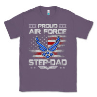 Lavender proud air force step dad veteran vintage flag veterans day t shirt Classic Tee - FloraArt
