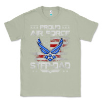 Matcha proud air force step dad veteran vintage flag veterans day t shirt Classic Tee - FloraArt