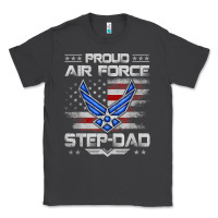 Smoke proud air force step dad veteran vintage flag veterans day t shirt Classic Tee - FloraArt