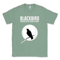 Sage blackbird singing in the dead of night t shirt Classic Tee - FloraArt