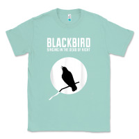 Seafoam blackbird singing in the dead of night t shirt Classic Tee - FloraArt