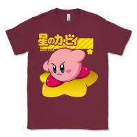Burgundy kirby men's pink Classic Tee - FloraArt