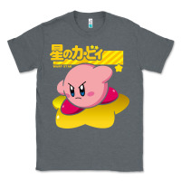 Charcoal Heather kirby men's pink Classic Tee - FloraArt
