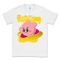 White kirby men's pink Classic Tee - FloraArt