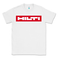 White hilti Classic Tee - FloraArt