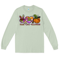 Matcha peace love halloween Long Sleeve Tee - BarkalooDesign