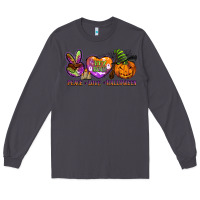 Smoke peace love halloween Long Sleeve Tee - BarkalooDesign