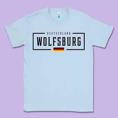 Wolfsburg Deutschland Germany German Flag Classic Tee Designed By Floraart