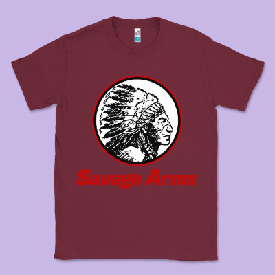 Savage Arms Classic Tee Designed By Floraart