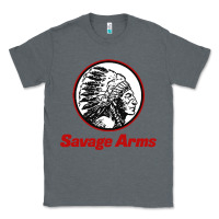 Charcoal Heather Savage Arms Classic Tee - FloraArt