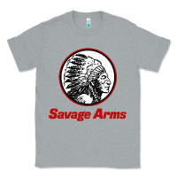 Heather Grey Savage Arms Classic Tee - FloraArt