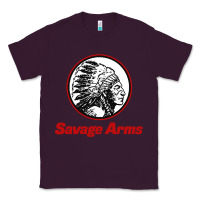 Plum Savage Arms Classic Tee - FloraArt