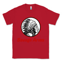 Red Savage Arms Classic Tee - FloraArt