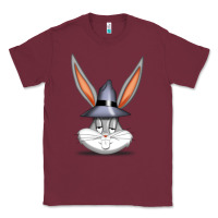 Burgundy bugs bunny Classic Tee - FloraArt