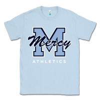 Dusty Blue mercy high school (burlingame, california) Classic Tee - FloraArt