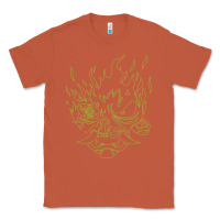 Copper Cyberpunk samurai Neon Green Classic Tee - FloraArt