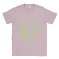 Lilac Cyberpunk samurai Neon Green Classic Tee - FloraArt