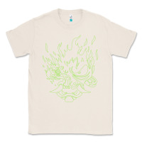 Natural Cyberpunk samurai Neon Green Classic Tee - FloraArt