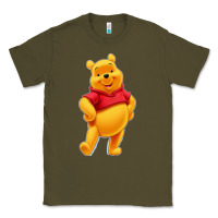 Army Green pooh Classic Tee - FloraArt