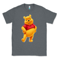 Charcoal Heather pooh Classic Tee - FloraArt