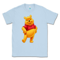 Dusty Blue pooh Classic Tee - FloraArt