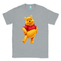 Heather Grey pooh Classic Tee - FloraArt