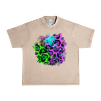 French Oak Colorful Leopard patch Urban Heavy Tee - RanaPortraitStore