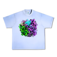 Grape Ice Colorful Leopard patch Urban Heavy Tee - RanaPortraitStore