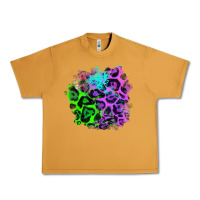 Peanut Butter Colorful Leopard patch Urban Heavy Tee - RanaPortraitStore