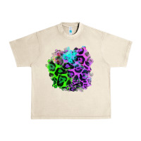 Sandshell Colorful Leopard patch Urban Heavy Tee - RanaPortraitStore