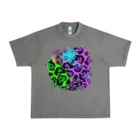 Tornado Colorful Leopard patch Urban Heavy Tee - RanaPortraitStore