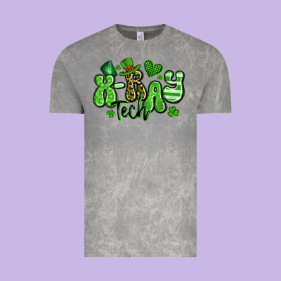 X Ray Tech St Patrick's Day Vintage Tee Designed By Artiststas
