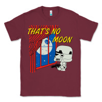 Burgundy thats no moon Classic Tee - FloraArt