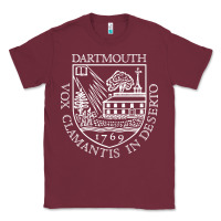 Burgundy dartmouth newspaper Classic Tee - FloraArt