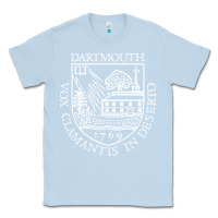 Dusty Blue dartmouth newspaper Classic Tee - FloraArt