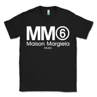 Black mm6 maison margiela Classic Tee - FloraArt