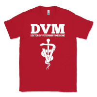 Red Doctor of Veterinary Medicine DVM Veterinarian Vet Tech Classic Tee - FloraArt
