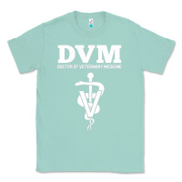 Seafoam Doctor of Veterinary Medicine DVM Veterinarian Vet Tech Classic Tee - FloraArt