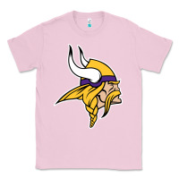 Bubblegum Pink Team Of Minnesota American Football Classic Tee - FloraArt
