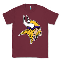 Burgundy Team Of Minnesota American Football Classic Tee - FloraArt