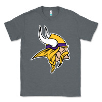 Charcoal Heather Team Of Minnesota American Football Classic Tee - FloraArt