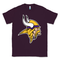 Plum Team Of Minnesota American Football Classic Tee - FloraArt