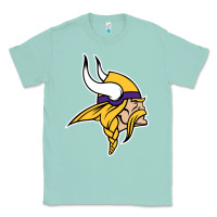 Seafoam Team Of Minnesota American Football Classic Tee - FloraArt