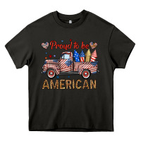 Asphalt proud to be american truck Heavy Core Tee - BundleAndBundleShop