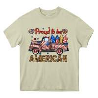 Mossy proud to be american truck Heavy Core Tee - BundleAndBundleShop