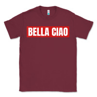 Burgundy bella ciao tshirt for casa song lovers  men women tshirt t shirt Classic Tee - FloraArt