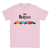 Bubblegum Pink beetles Classic Tee - FloraArt