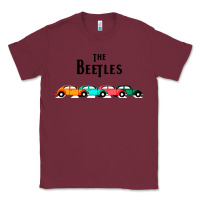 Burgundy beetles Classic Tee - FloraArt