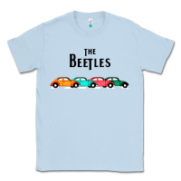Dusty Blue beetles Classic Tee - FloraArt