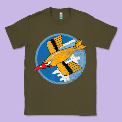 Ww2 91st Bomb Squadron Flying Fortress Soaring Bird Patch Classic Tee Designed By Floraart